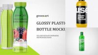 9928+ Glossy Plastic Bottle High-End Creative PSD Template