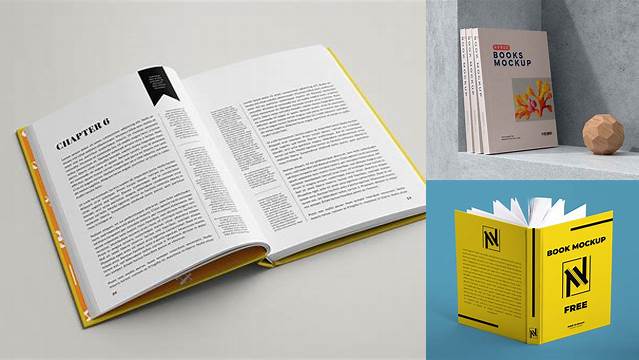 9929+ Books Mockup Versatile PSD Mockup File