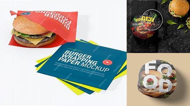 9940+ Burger Wrapping Paper Mockup For Free Download