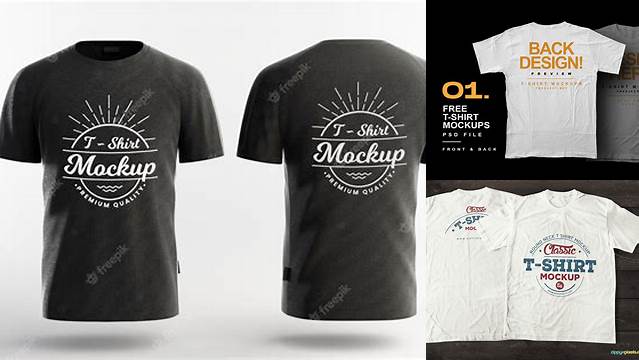 9944+ T Shirt Front And Back Mockup For Free Download