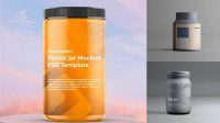 9949+ Matte Jar PSD Mockup Front View Download Professional PSD