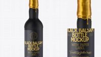 995+ Black Ceramic Bottle With Golden Wax Top PSD Mockup Download Professional PSD