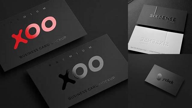 9950+ Business Card Spot Uv Mockup Editable Graphic Free PSD