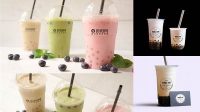 9952+ Mockup Milk Tea Best Free Mockup PSD