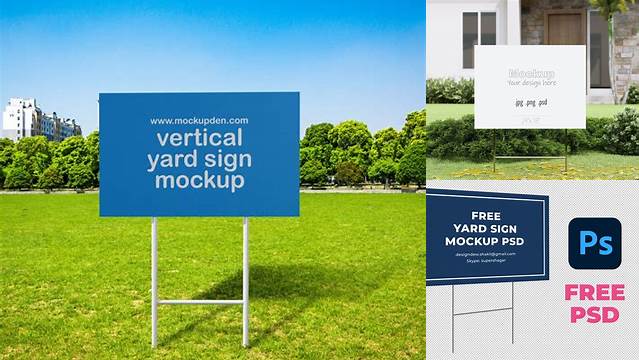 9953+ Yard Sign Mockup Free Download Exclusive Free PSD Mockups