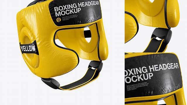 9956+ Boxing Headgear PSD Mockup Half Side View Custom Graphic Resource Free Download