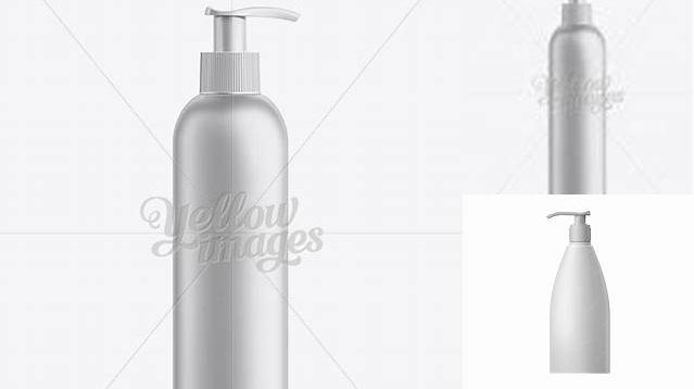 9962+ White Plastic Cosmetic Bottle with Batcher 250 ml Premium Design Freebie