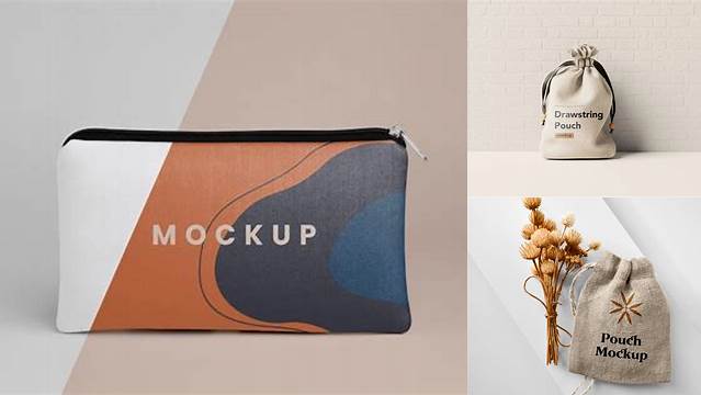 9970+ Canvas Pouch Mockup Free Include TIFF