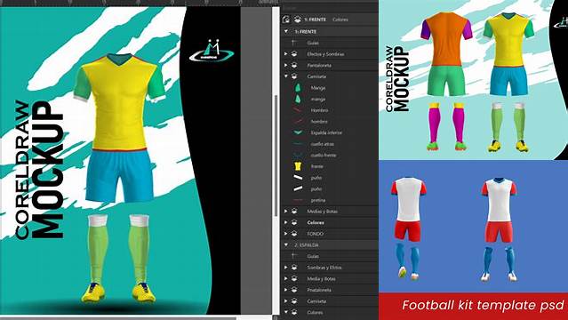 9971+ Mockup Uniforme De Futbol Gratis Smart PNG Image