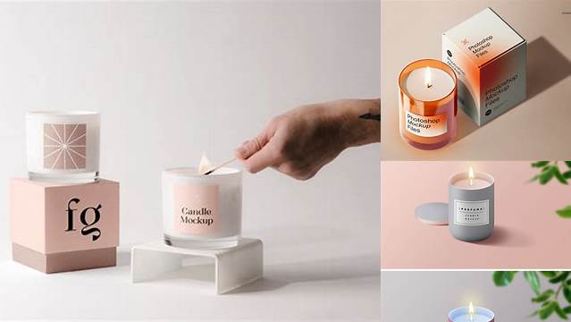 9979+ Number 2 Candle PSD Mockup Smart Layer Mockup Free