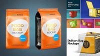 9980+ Food Delivery Bag Mockup Free PSD for Free