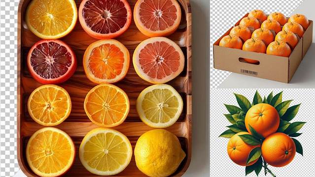 9985+ Tray with Oranges PSD Mockup High-Resolution PSD Download