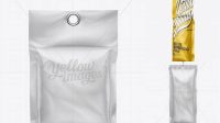 9986+ Moisture Absorber Bag with Eyelet PSD Mockup Front View Customizable Design Files