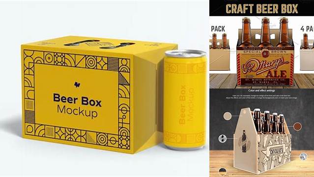 9987+ Beer Box Mockup Free Creative PSD Templates