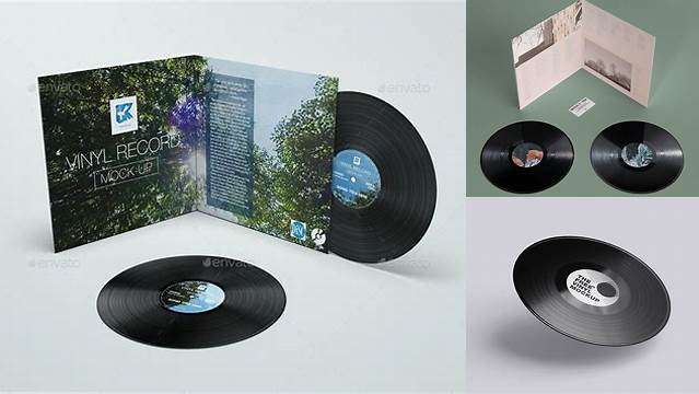 9987+ Gatefold Vinyl Mockup Free High-End Layered Mockup Free