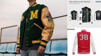 9994+ Varsity Mockup Free Free PSD